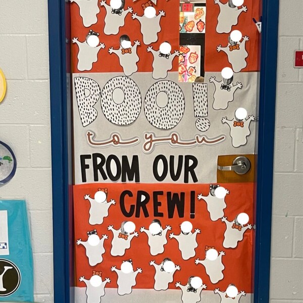 Halloween Bulletin Board Kit & Ghost Student Activity | Includes ...