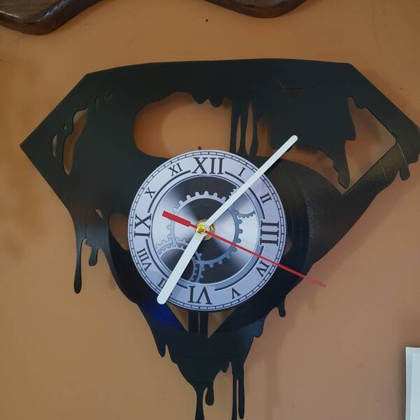 Vinyl Clock Featuring Cora.line Jones, Spooky Decor Halloween, Handmade ...