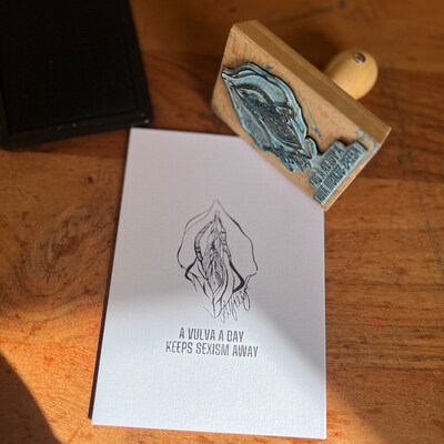 Glückspilz Stempel Von ZAcheR-fineT - Textstempel Mit Pilz Design 57x12mm