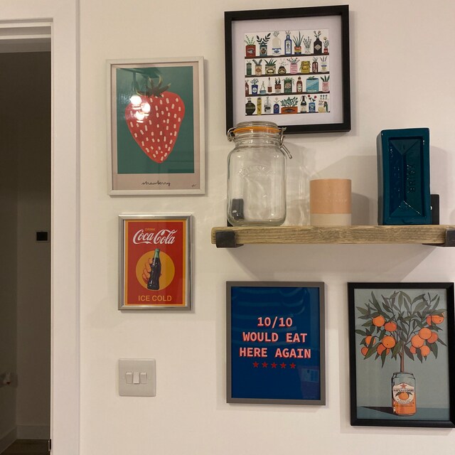 Coca-Cola ヴィンテージ　パプミラー　フレーム付き　50×35センチ Coca Cola ビンテージ パブミラー ｜ glow ANTIQUES