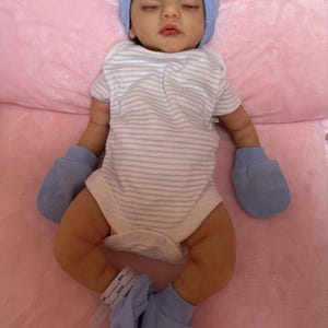 Bébé reborn entièrement en silicone de platine de 38cm pour 1kg800