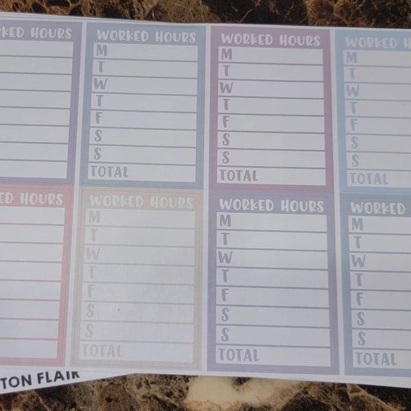 Step Tracker Weekly Sidebar Planner Stickers - Etsy