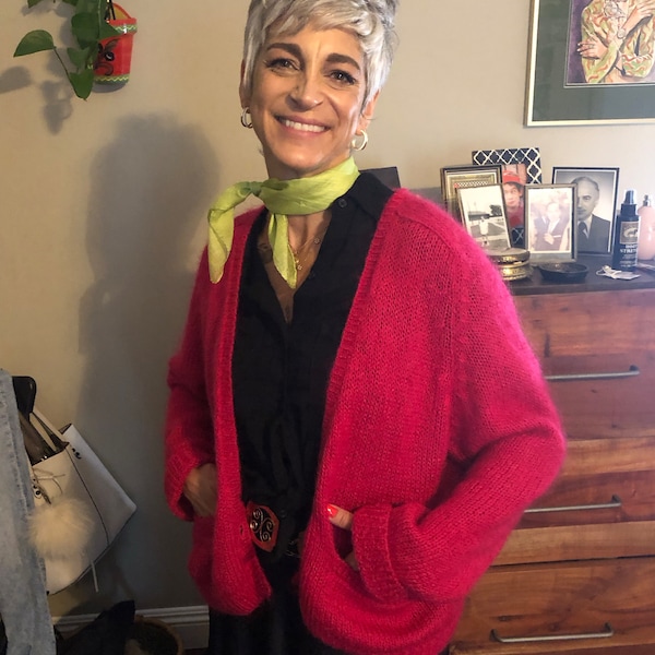 shawl collar sweater vest