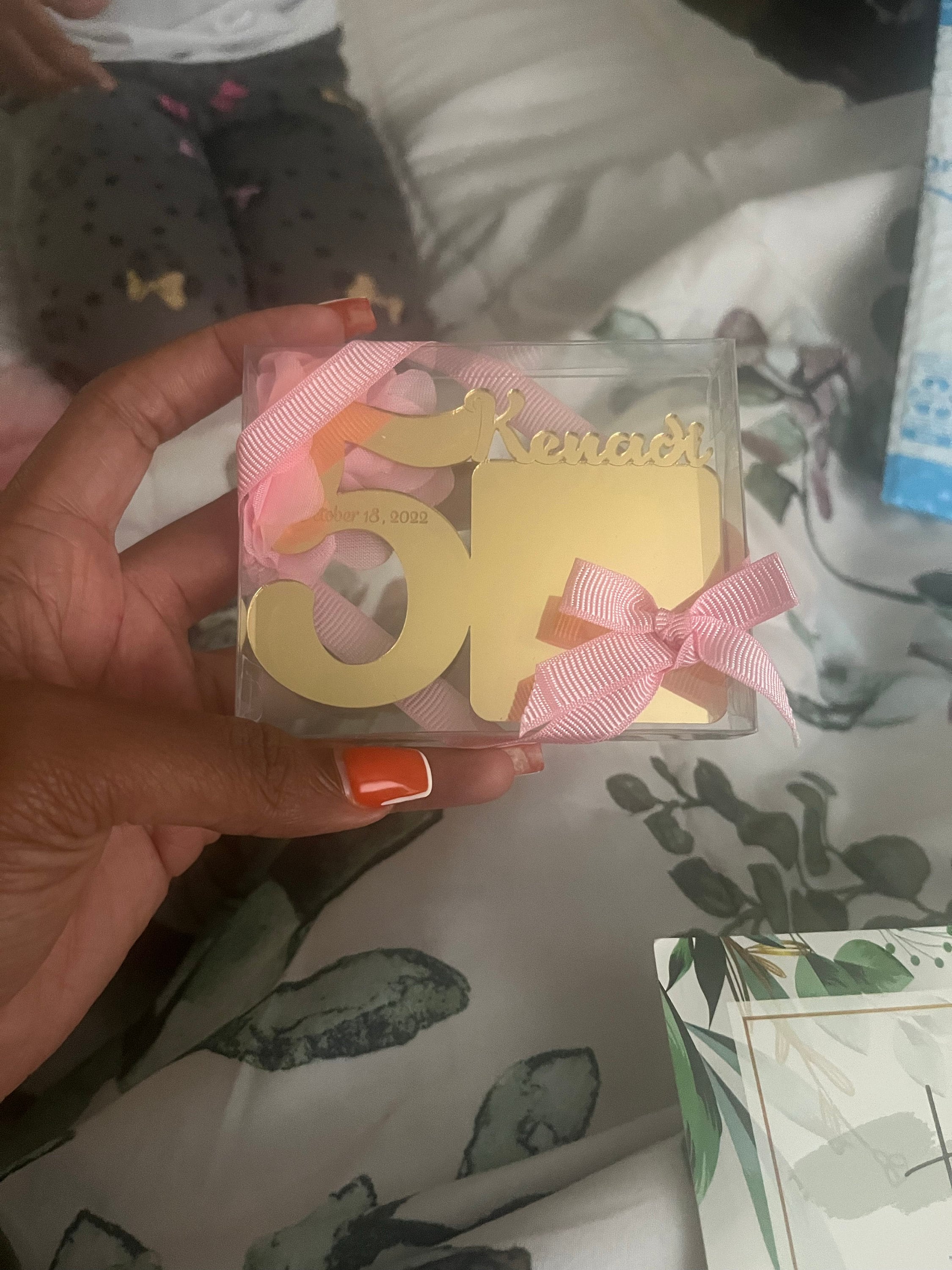 5th Birthday Favors, Fifth Birthday Party Favors, Age 5 Picture Frames, Photograph Favors, Custom Photo Favors, Birthday Frame, Age Frames