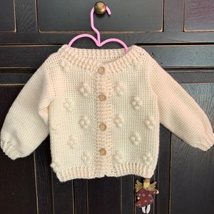 かわいい! little flower cotton ops / cardigan FREE SIZE ミニ