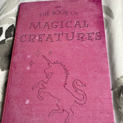 Magical Creatures A5 Notebook Unicorn Notebook Witches &amp; Wizards Back ...