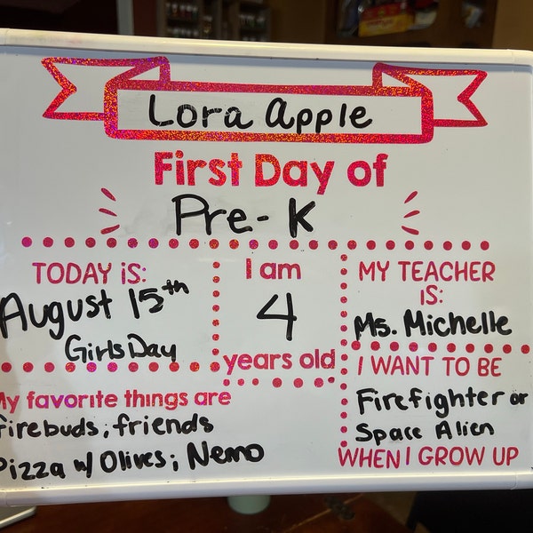 First Day of School Chalkboard SVG | Design for Back to School ...