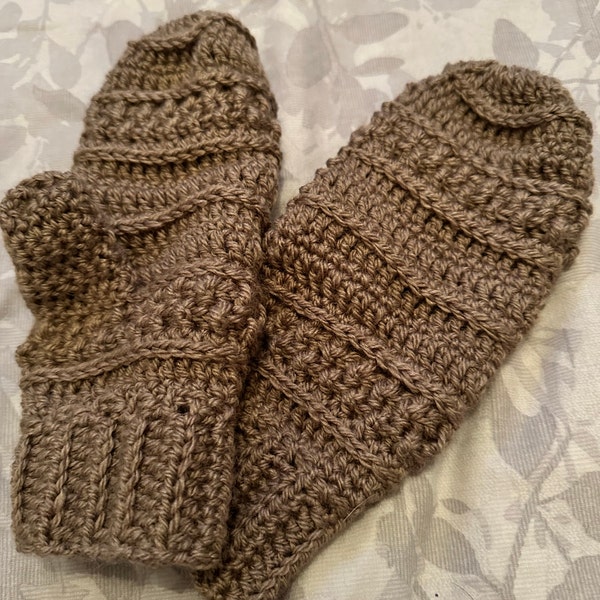Crochet Mitten Pattern: Wanderlust Mittens for Men, Winter Gloves ...