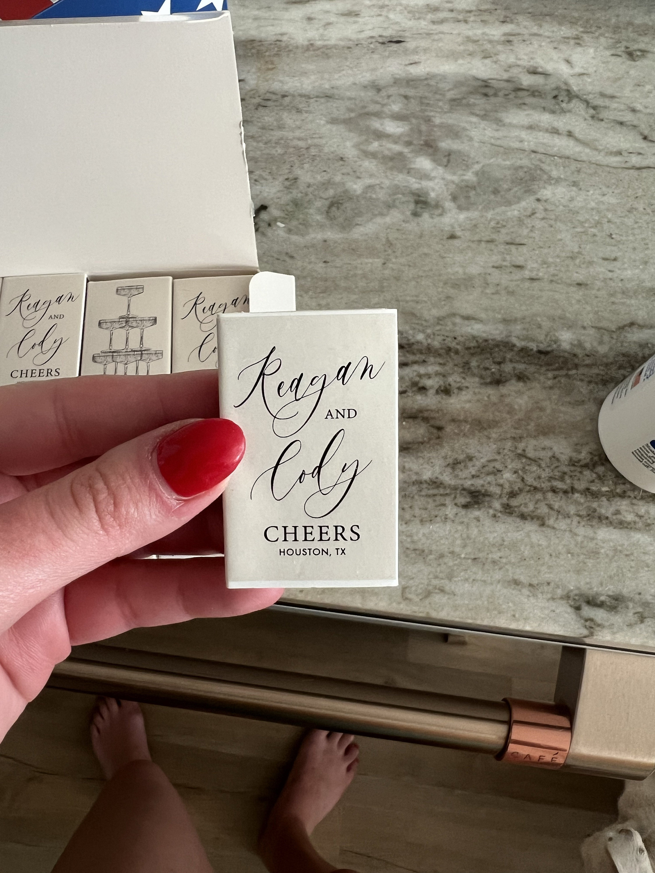 (Set of 50)Personalized Matches, Wedding Favors, Champagne Tower, Reception Favors, Bridal Shower, Engagement, Custom Party Favors