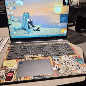 Lenovo ノートパソコンステッカー ホリデーギフト カスタム キュート