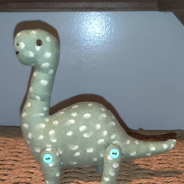 Brontosaurus Plush Sewing Pattern: Easy Dinosaur Tutorial (PDF Pattern ...