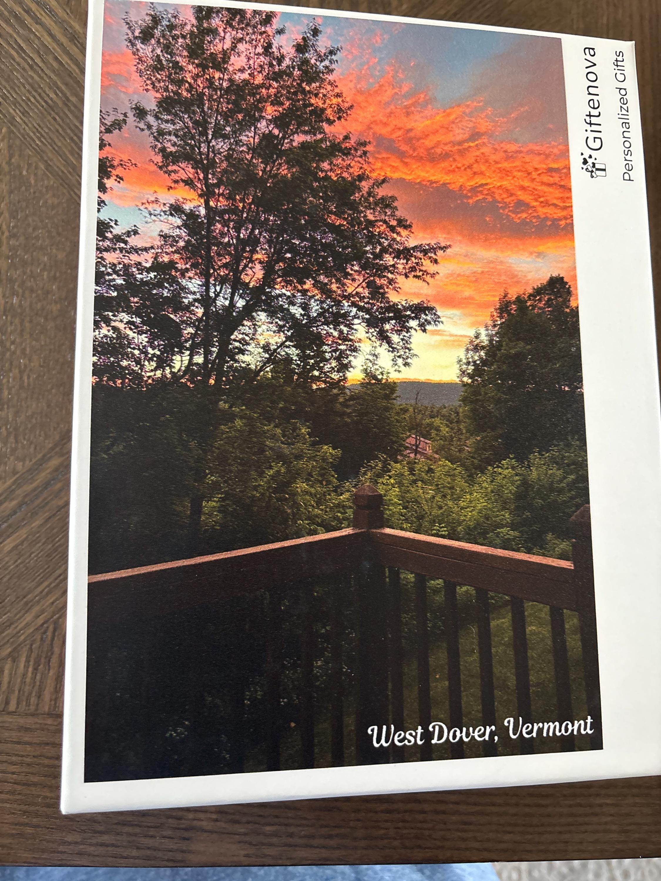 Customer photo for Custom Jigsaw Puzzle Gift