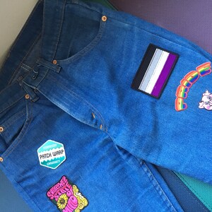 Animesexual Pride Flag Embroidered Patch Etsy