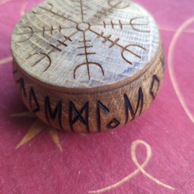 Runecaller Norse Rune Wand Volva Staff Distaff Asatru Altar Divination ...