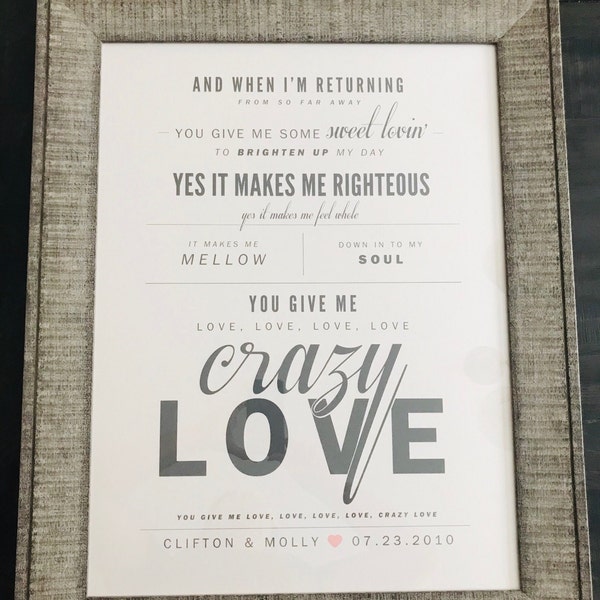 Van Morrison, Audra Mae "crazy Love" - Valentine's, Wedding Gift ...