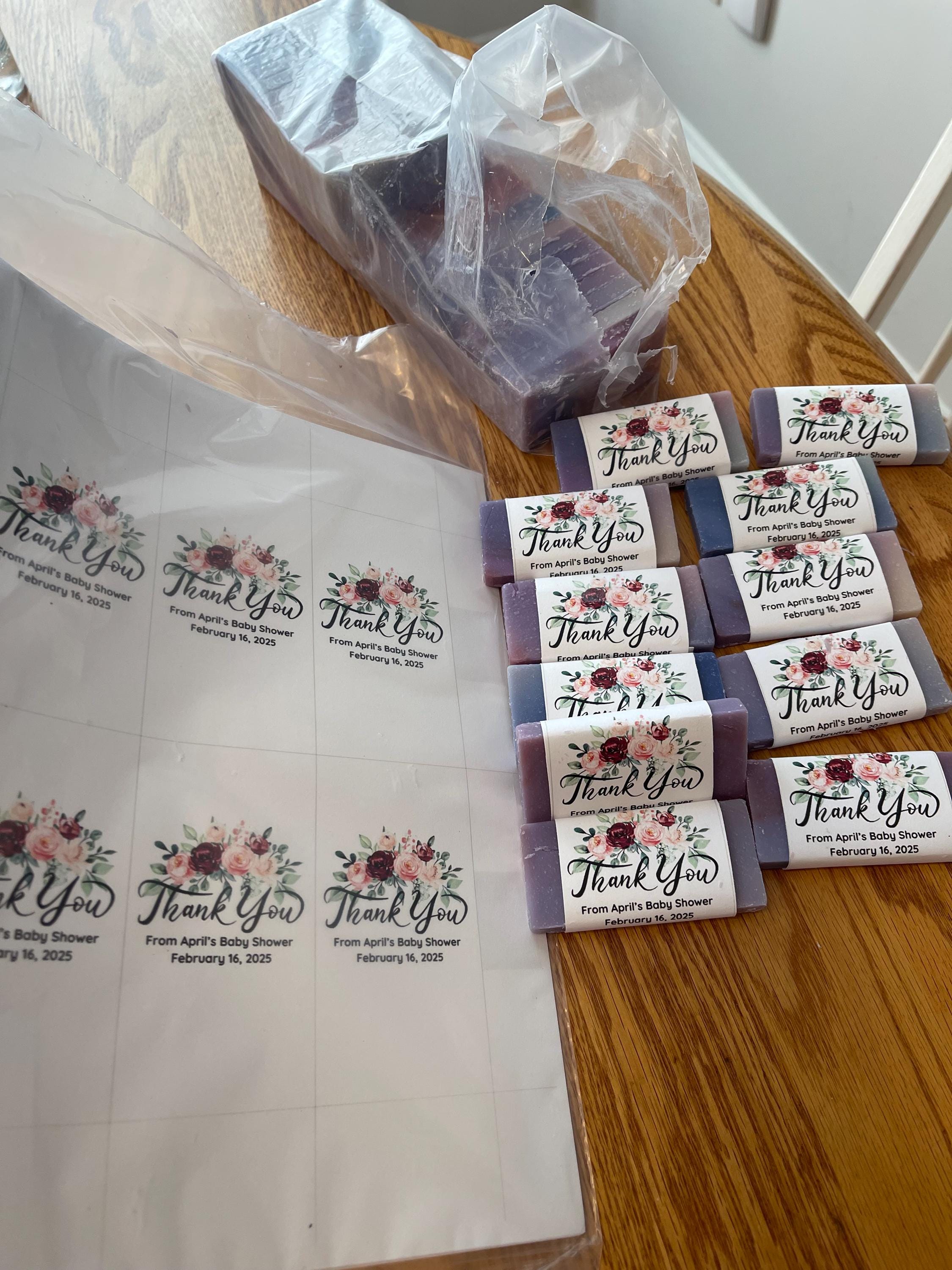 50 Stück, Baby Shower Seifengeschenk, Baby Mädchen Shower, Geschenke für Gäste, Mini Gästeseife, Brautparty-Gastgeschenke