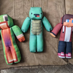 minecraft custom plush