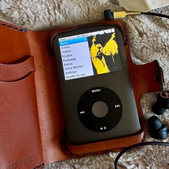 IPod Classic用レザーウォレットケース（第4世代～第7世代、20GB