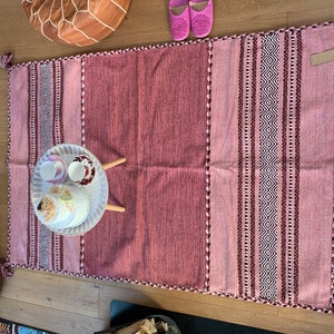 Multi Diamond Chindi Jute Rag Rug Handcrafted Sustainable - Etsy