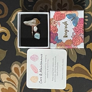 Customer photo from ElenaMaylee, Raw Crystal Ring Mystery Box! 3 Ring Set