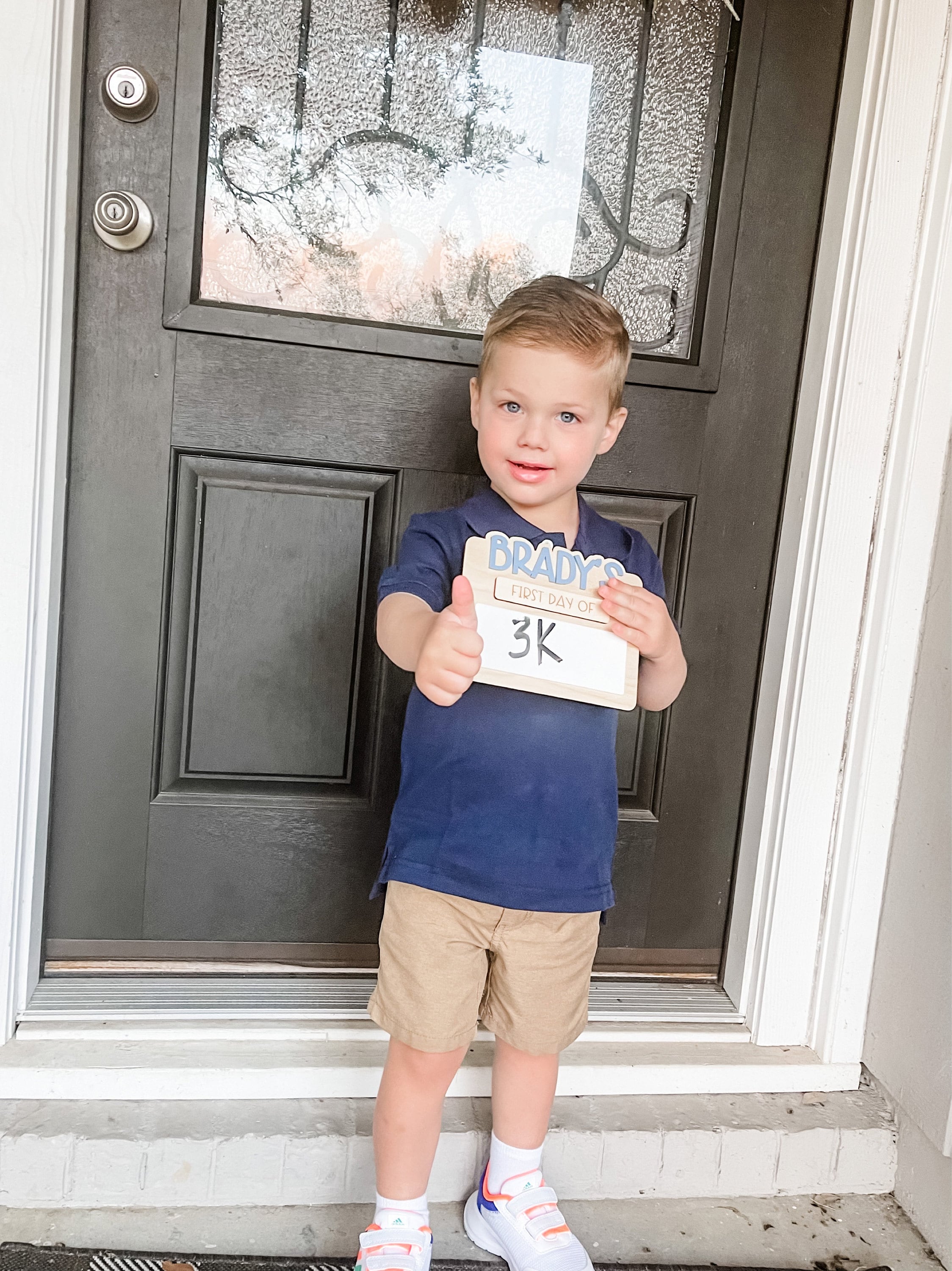 Personalized First and Last Day of School Sign, Back To School, Reusable Erasable School Sign, Preschool Kindergarten First Day Prop 2023