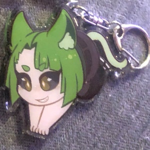 YCH Commission Chibi Hanging Custom Acrylic Keychains CUSTOM ORDER - Etsy