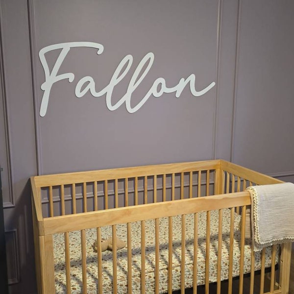 Custom Wood Baby Name Sign | Letter Wall Art | Kids Room Art | Wall Art ...