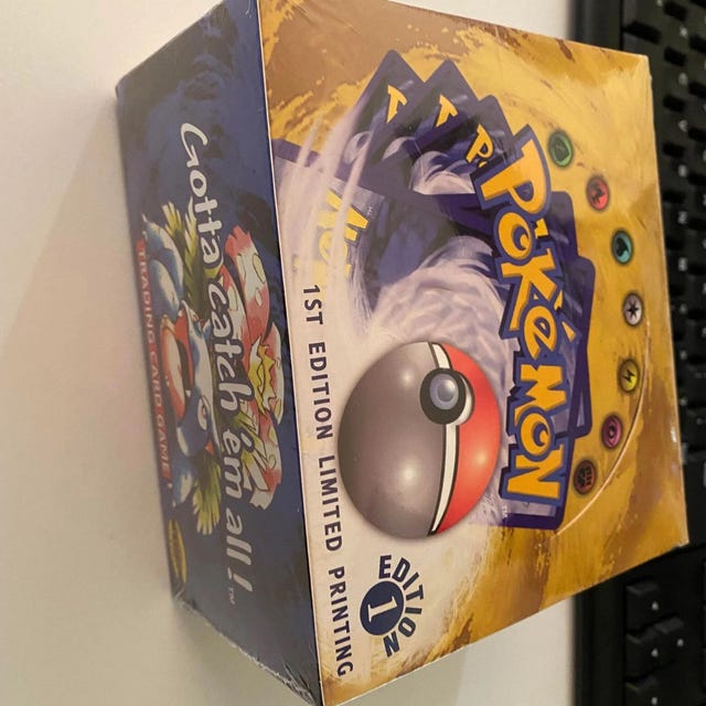 PROXY 1st Edition Pokemon Booster Box - Etsy PROXY 1st Edition Pokemon Booster Box - Etsy