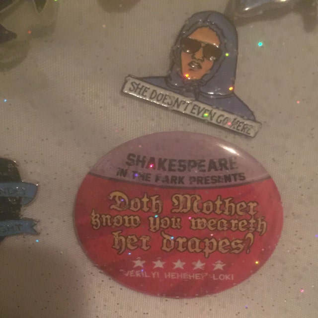 Loki Button Avengers Button Doth Mother Know You Weareth Etsy