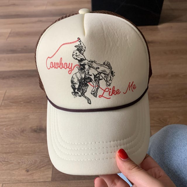 Cowboy Like Me Vintage Trucker Hat - Etsy display picture 1