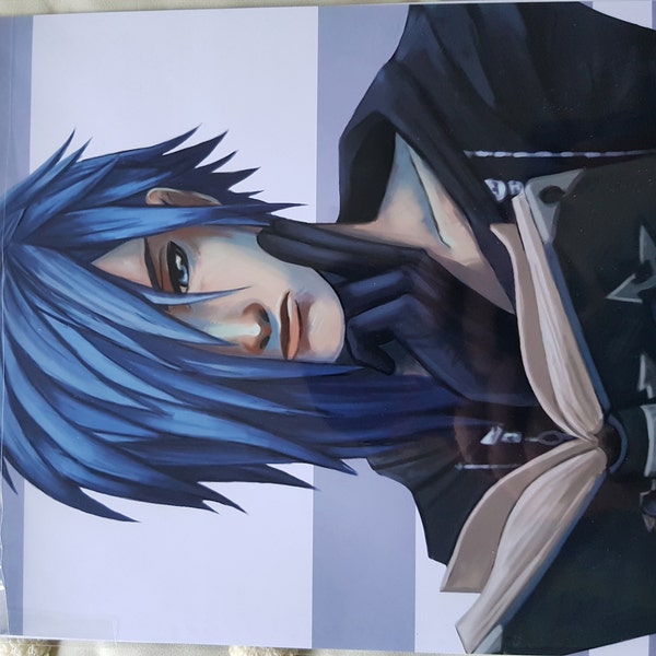 Kingdom Hearts Zexion Illustration Print - Etsy