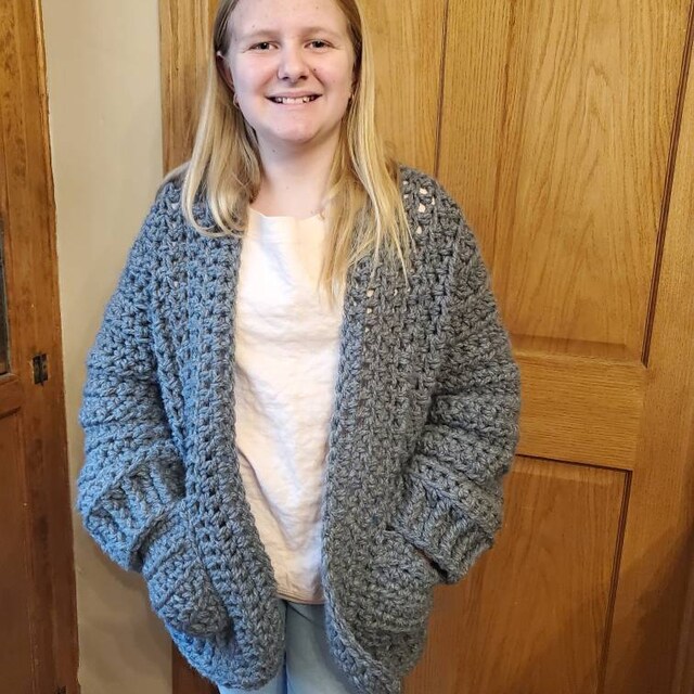 CROCHET Pattern•crochet Cardigan,sizes XS/S Through 4x CROCHET Pattern•crochet Cardigan,sizes XS/S Through 4x