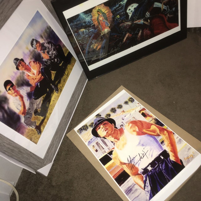 Blood in Blood Out Autographed Prints by Original Artist Adan