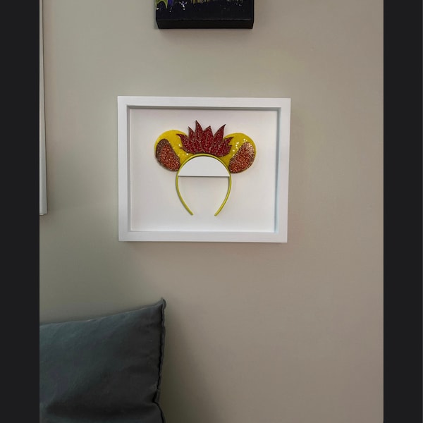 Disney Inspired Mouse Ears Frame With Holder for Ears - Single - Etsy