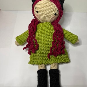 Autumn the Bear Girl PDF Amigurumi Crochet Doll PATTERN ONLY - Etsy