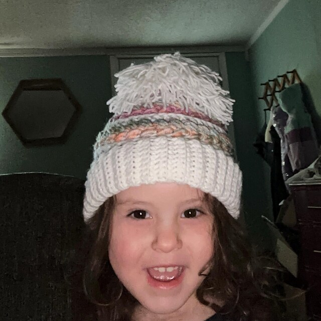 A customer's finished Easy Headband Ear Warmer Crochet Pattern