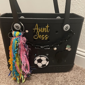 Bogg Bag Charms With Mom, Dental, Or Race Themes