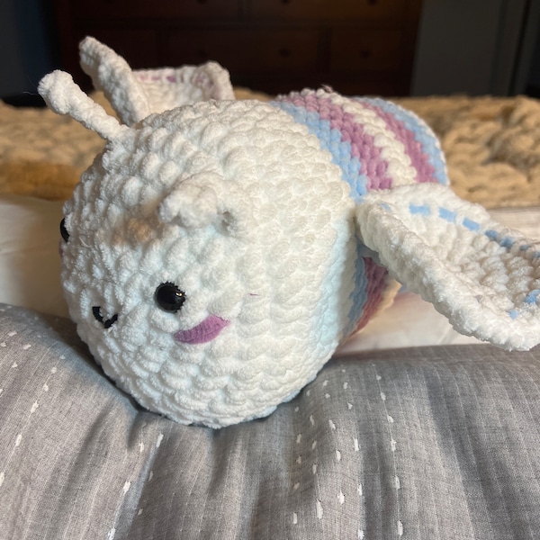 Jumbo Rainbow Bee PATTERN - DIGITAL PDF Crochet Pattern - Pride - Bee ...