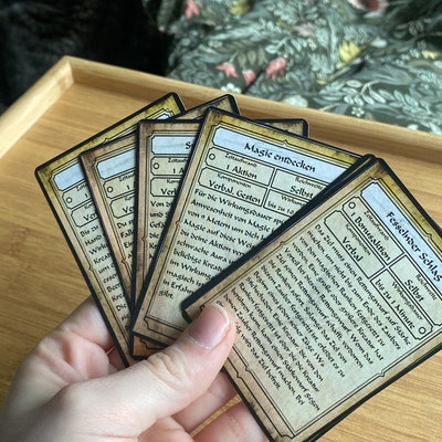 Dnd Spell Book Pages Sheets PDF Fillable for Every Class Customizable ...