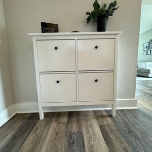 Hemnes shoe cabinet leg extension sale