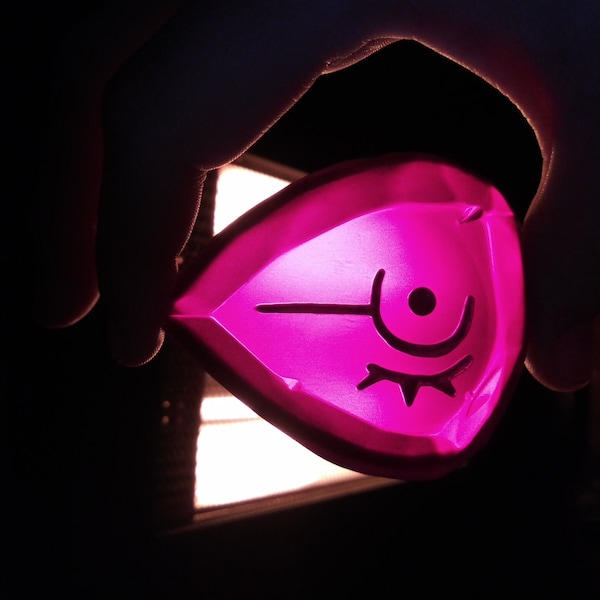 Red Mage FFXIV Hand Painted Soul Crystal/rdm Job Stone Final Fantasy ...