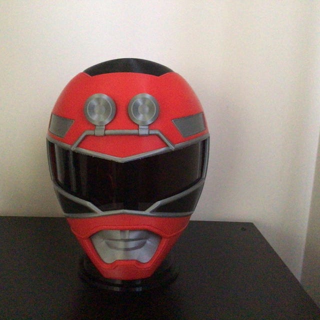 Power Rangers Turbo Red Ranger Helmet MMPR Wearable Sentai Jason