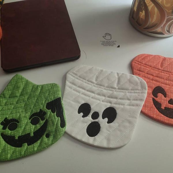 Halloween Bucket Coasters - Etsy