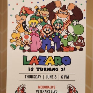 Super Mario Centerpieces Birthday Party Decoration Cutouts Boy Mario ...