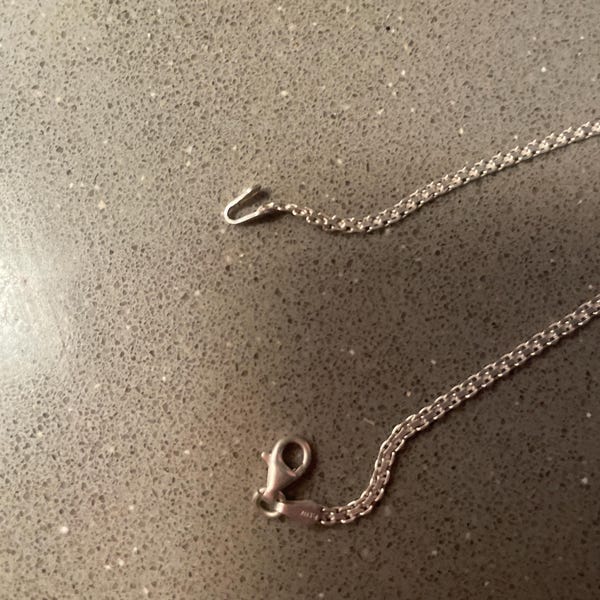 925 Sterling Silver Flat Herringbone Chain Choker Necklace - Adjustable 15-17", Made In Italy