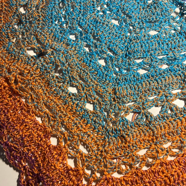 Asgard Crochet Shawl Pattern – Easy 3-point Design (PDF ONLY) - Etsy