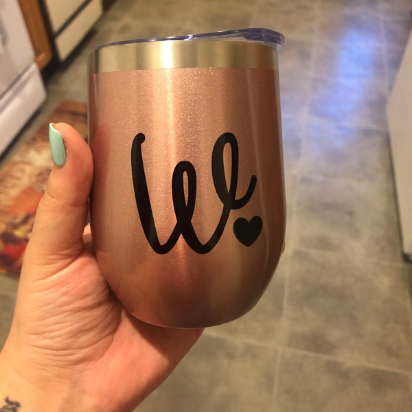 Single Letter Decal, Letter Sticker, Yeti Cup Decal, Car Decal ...