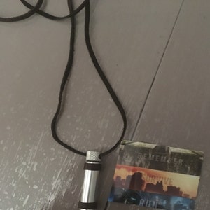 Letter Capsule Necklace Maze Runner 