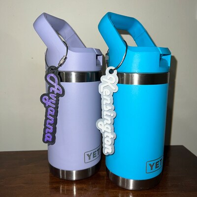 Chunky 3D Printed Water Bottle Name Tag, Personalized Luggage Label ...