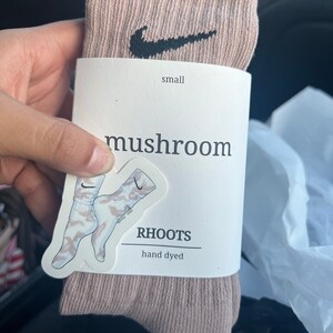 Nike Nude/neutral Hand-dyed Dri-fit Socks by RHOOTS - Etsy UK